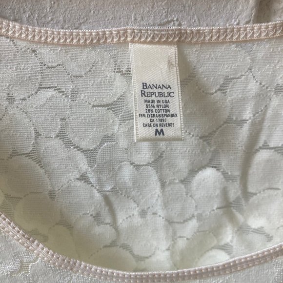 MINT! VINTAGE BANANA REPUBLIC LACE CAMI ~ MADE IN USA ~ SIZE M - Picture 3 of 7